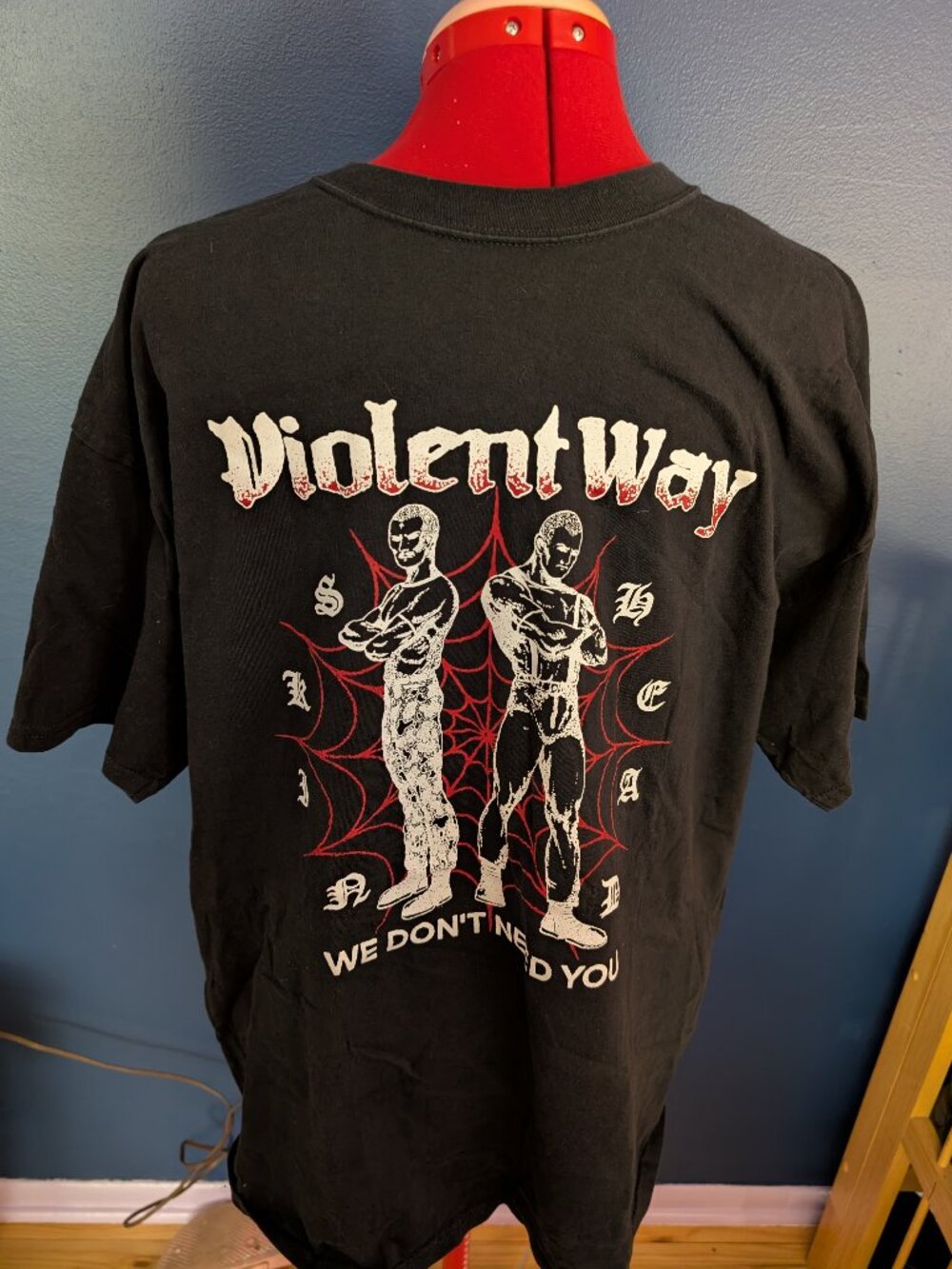 Violent Way Band Shirt Oi! Punk Skinhead sz XL
